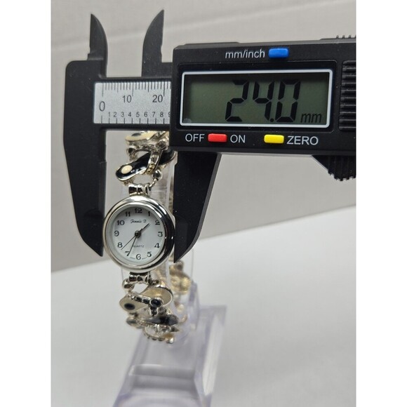 Vintage Jennie B Flip Flop Sandal Charm Bracelet Watch Quartz New Battery Summer main image 8